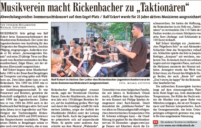Badische Zeitung 03.08.2010